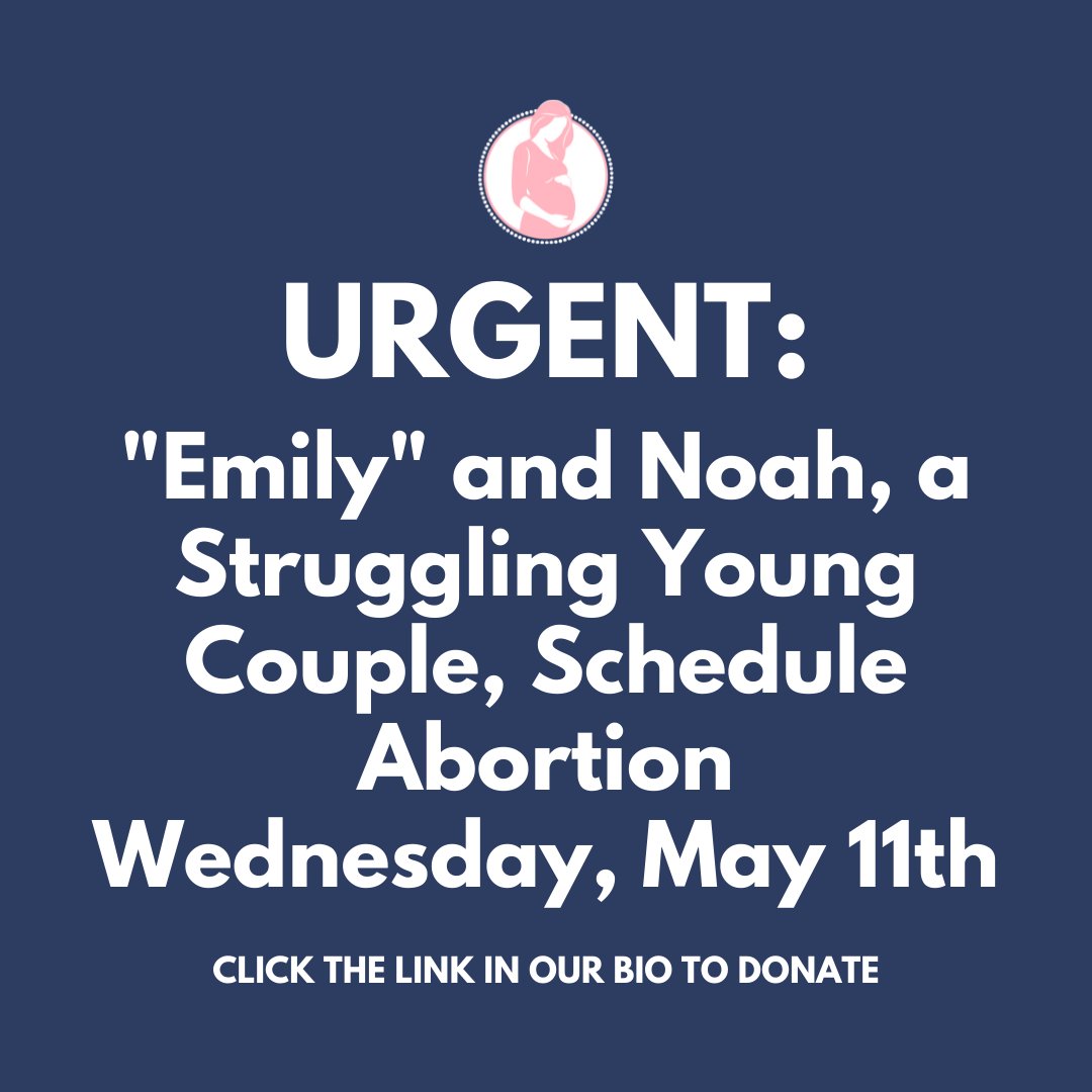 letthemliveorg's tweet photo. "Emily" has an abortion scheduled on Wednesday, May 11th.

Pregnant and struggling, "Emily" is scared that she won't be a good parent. With your help, "Emily" and Noah will have the opportunity to discover their own capabilities as parents.

DONATE BELOW👇
https://t.co/0IB0oFKb4F https://t.co/zwLT8HIidx