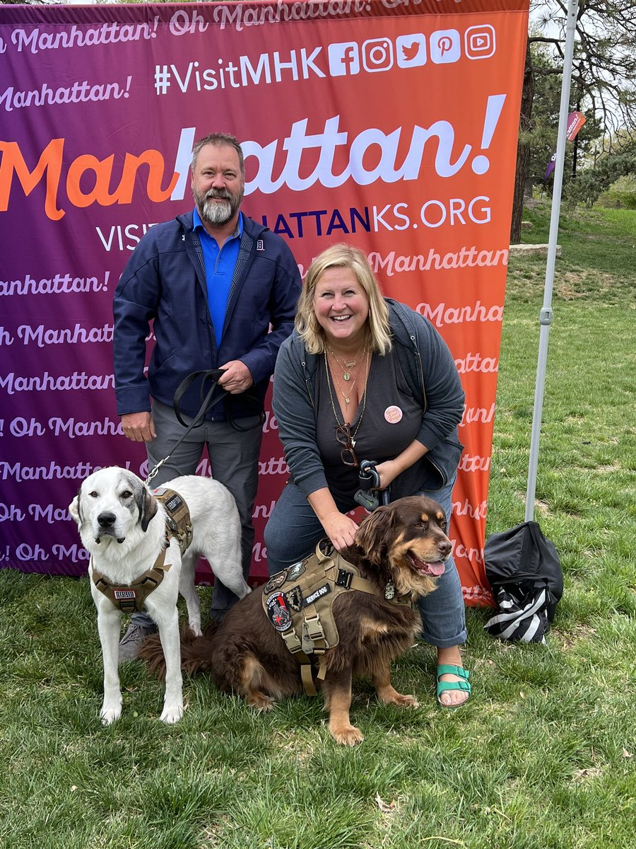 Thank you <a href="/bridgeteverett/">Bridget Everett</a> for taking a photo with Mr. Mark, Farley, and Remington today! It was great to meet you and we hope you continued success with your show on <a href="/hbomax/">HBO Max</a> #BeTheForce