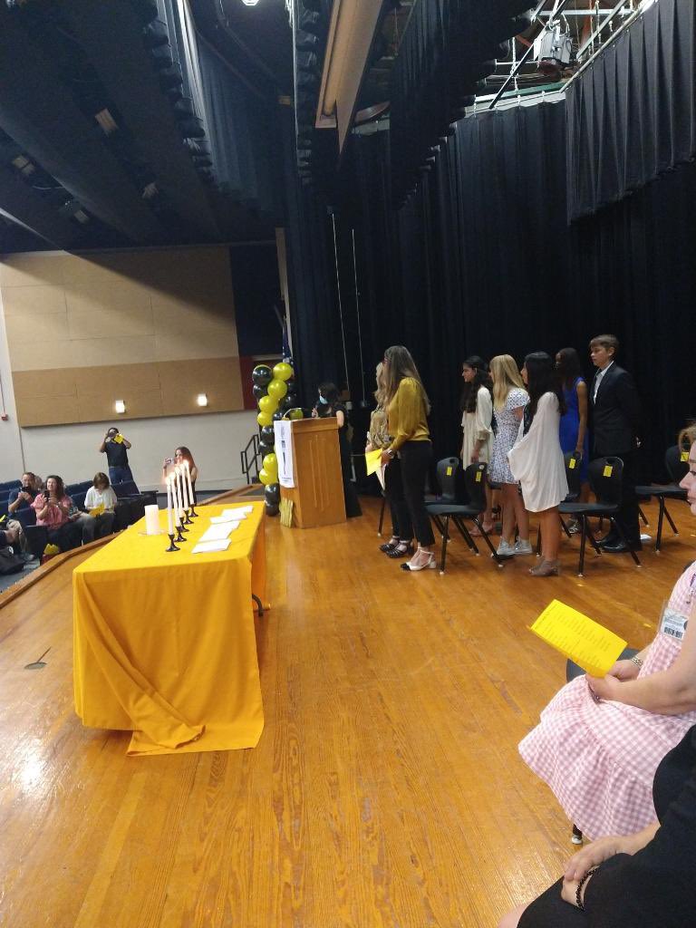 KMSSci's tweet photo. Congratulations to all the students inducted to the Nelda Speck Chapter of the National Jr. Honor Society at Krueger! We are so produce of the character, scholarship and service of these students. #thefalconway #neisd #ksat360 #njhs #krueger @PRINCIPALRUBIO https://t.co/ZExBQjQrNY