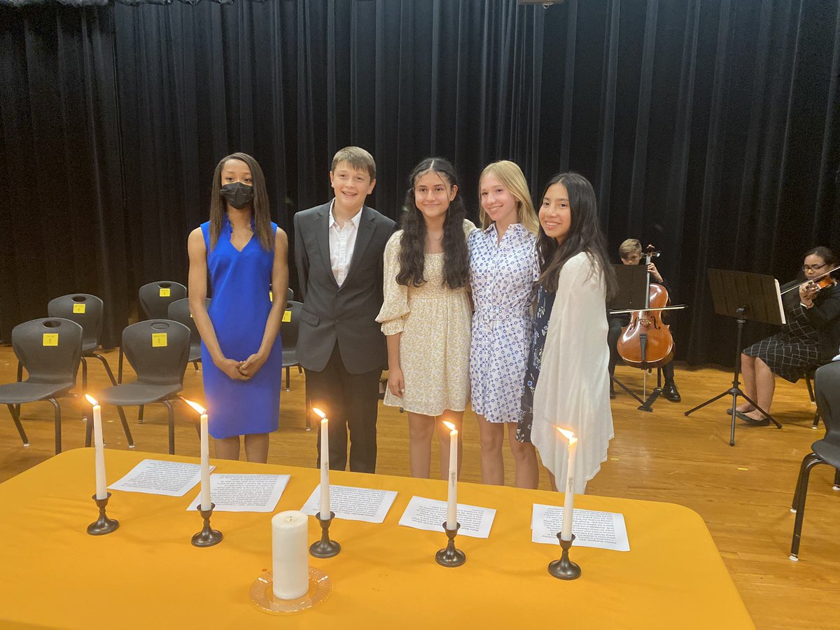 KMSSci's tweet photo. Congratulations to all the students inducted to the Nelda Speck Chapter of the National Jr. Honor Society at Krueger! We are so produce of the character, scholarship and service of these students. #thefalconway #neisd #ksat360 #njhs #krueger @PRINCIPALRUBIO https://t.co/ZExBQjQrNY