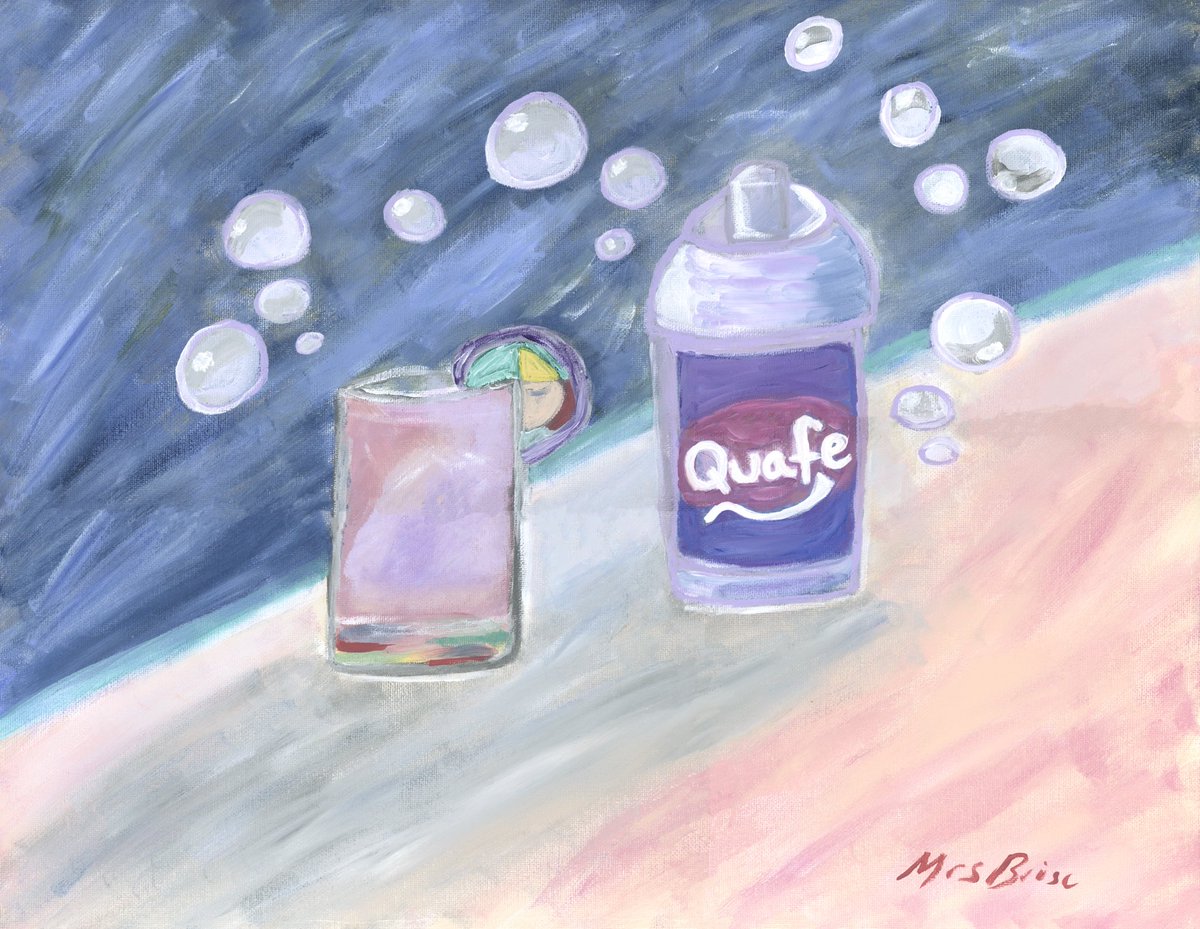 Hope you’ve got your wallets ready! You’ve got a chance to bid on a new MrsBrisc original painting during the silent auction at #fanfest this weekend. But you better hurry because you’re going to have to fight <a href="/Nucleus/">I am Tim</a> and others for it! See you all in Iceland soon! #tweetfleet
