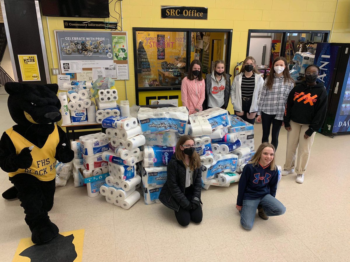 A HUGE thank you to Bliss Carman Middle School for their continued support with TP the Town! <a href="/BCMSEagles/">Bliss Carman Eagles</a>