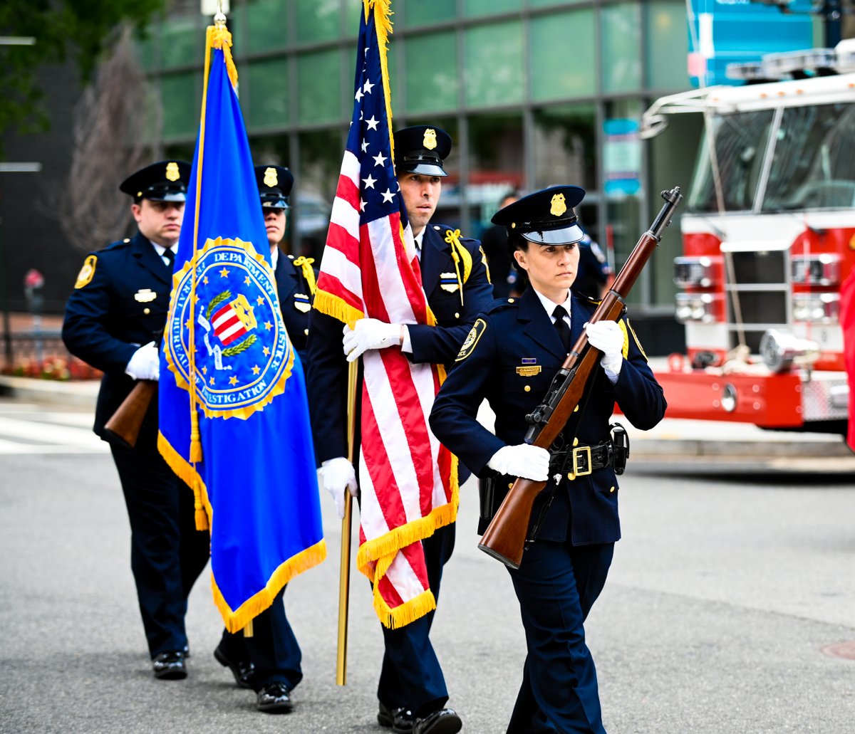 FBI's tweet photo. Today, #FBI Director Christopher Wray joined public servants and leaders from across the country at the 2022 Blue Mass at St. Patrick's Catholic Church in Washington, D.C. The annual event honors the service and sacrifice of those who work in law enforcement and public safety. https://t.co/fqOl8hDgxp