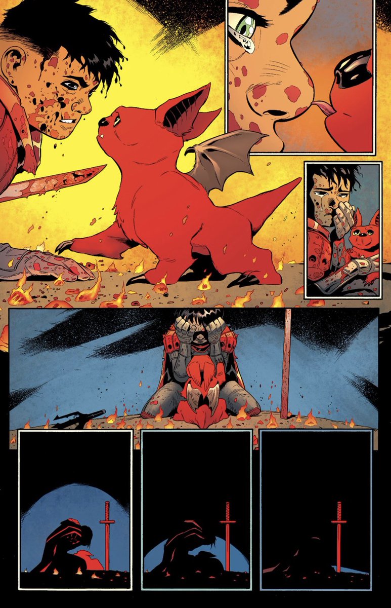 loveinbIood's tweet photo. the way that this was the first time damian has been shown tenderness, maybe in his entire life honestly broke me https://t.co/Ra0ftcwAd3
