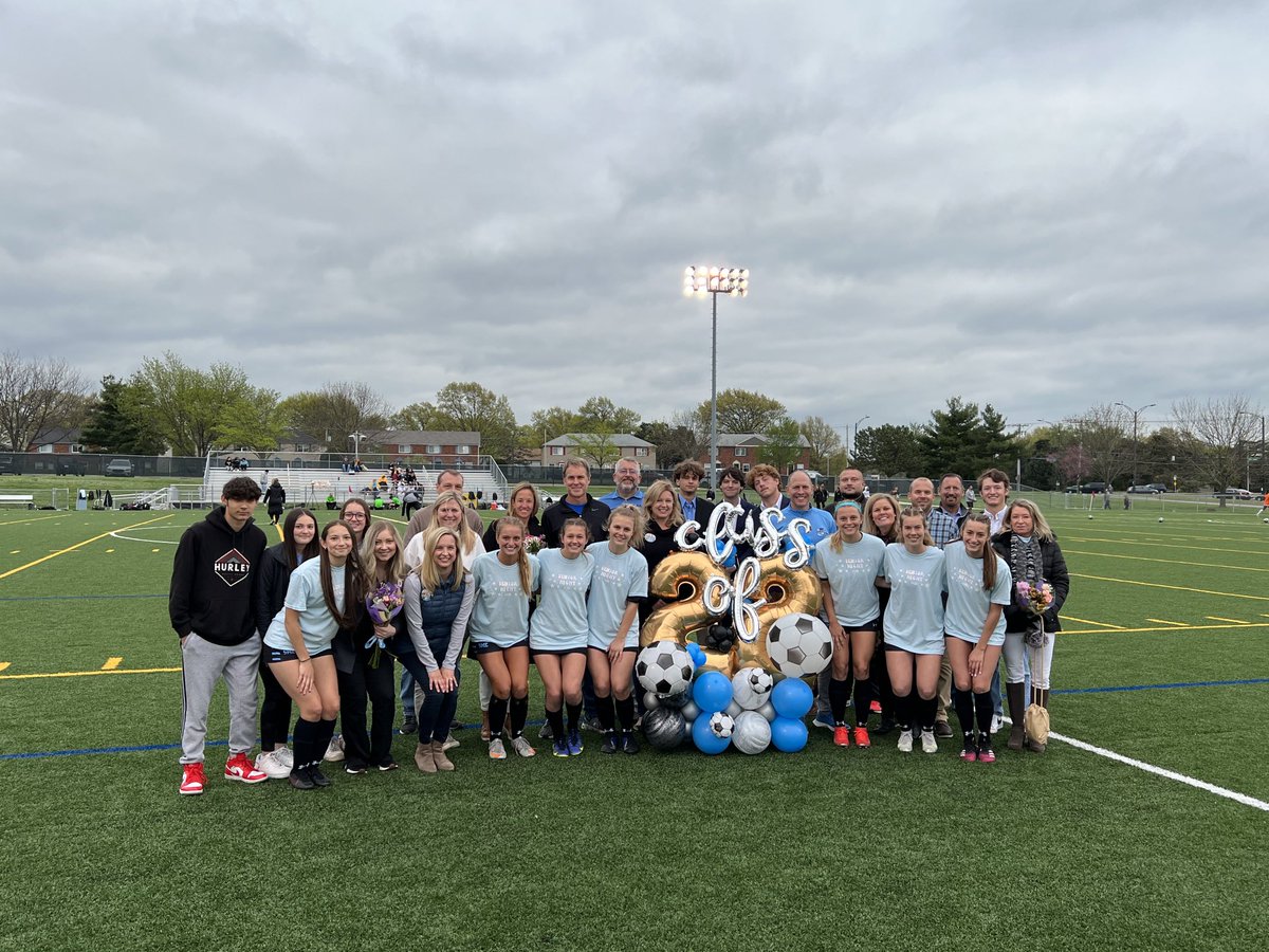Thank you soccer seniors!  Go Lancers!