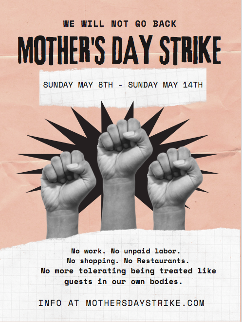 Yeehaw_Brethren's tweet photo. we strike together on may 8th #prochoice #RoeVsWade #MothersDayStrike #SCOTUS https://t.co/eC4ZTpQEQc