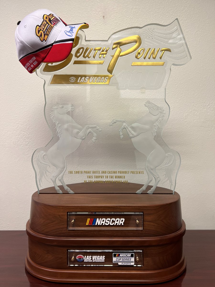 LVMotorSpeedway's tweet image. Giveaway

RT + ❤️ this tweet to win a #SouthPoint400 Victory Lane Hat signed by the inaugural race winner – Brad Keselowski!

Must be following @lvmotorspeedway. A winner will be selected on Mon, May 16.