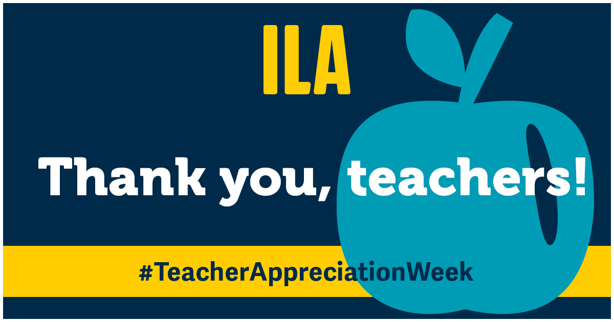 ILAToday's tweet photo. This #TeacherAppreciationWeek, show your appreciation for the rising innovators, disruptors, and visionaries in the literacy field by submitting a nomination for our #30Under30 recognition.
https://t.co/HQuEeG8d2k https://t.co/3cwxvOqW8X