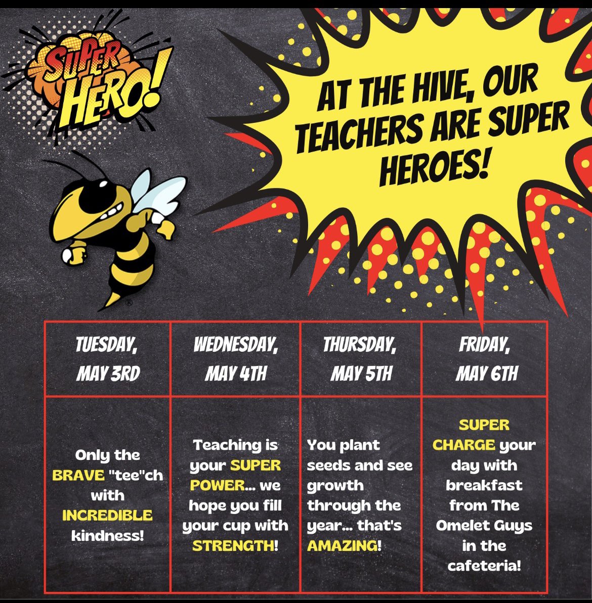 We 🖤💛🖤💛 our #FLHornets and appreciate ALL you do! One week of appreciation isn’t enough!!