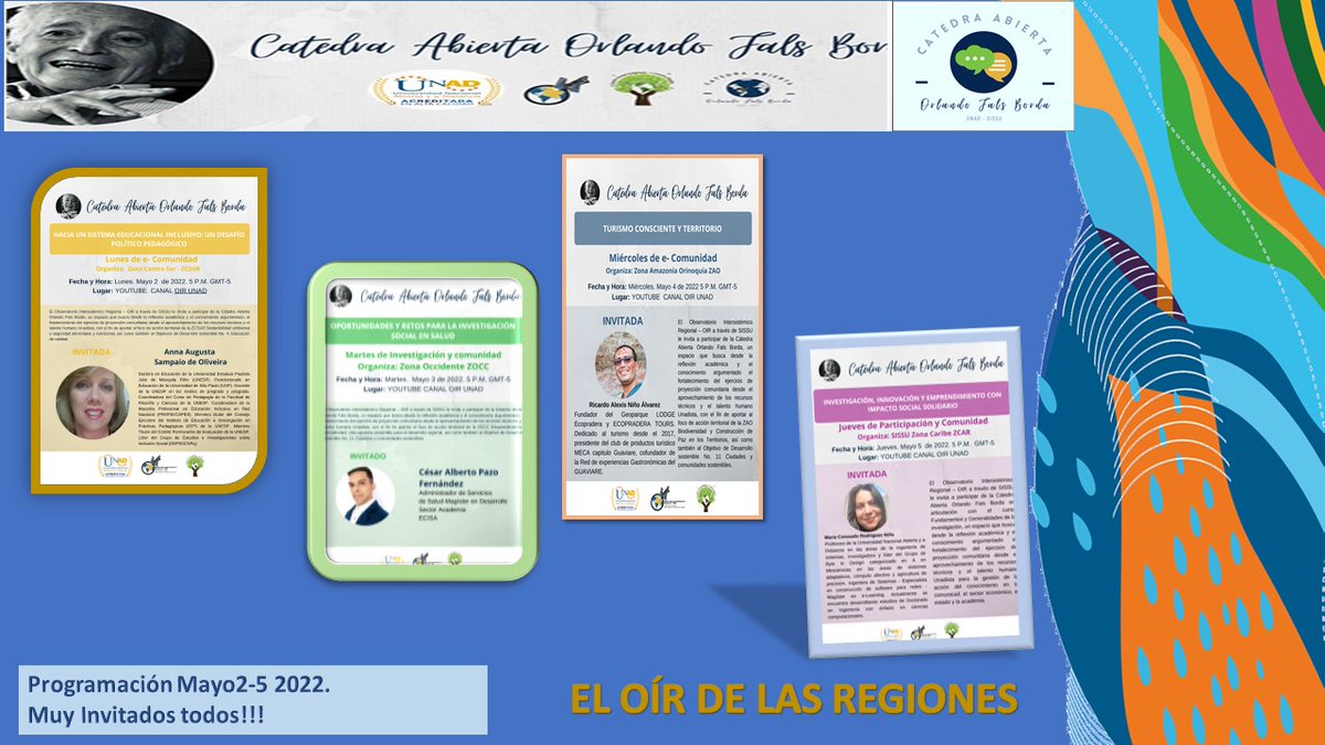 El OIR de las Regiones UNAD tweet media