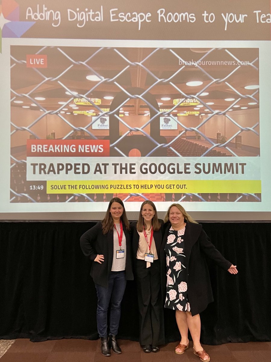 BauerTeachLearn's tweet image. We escaped tonight’s pre-conference, but we get to enjoy 2 more days at the Ohio Google Summit!  Thanks to my friends ⁦@CHUHScience⁩ for helping solve the puzzles! #ITIPOhio #ITIP2022 #OhioGoogleSummit