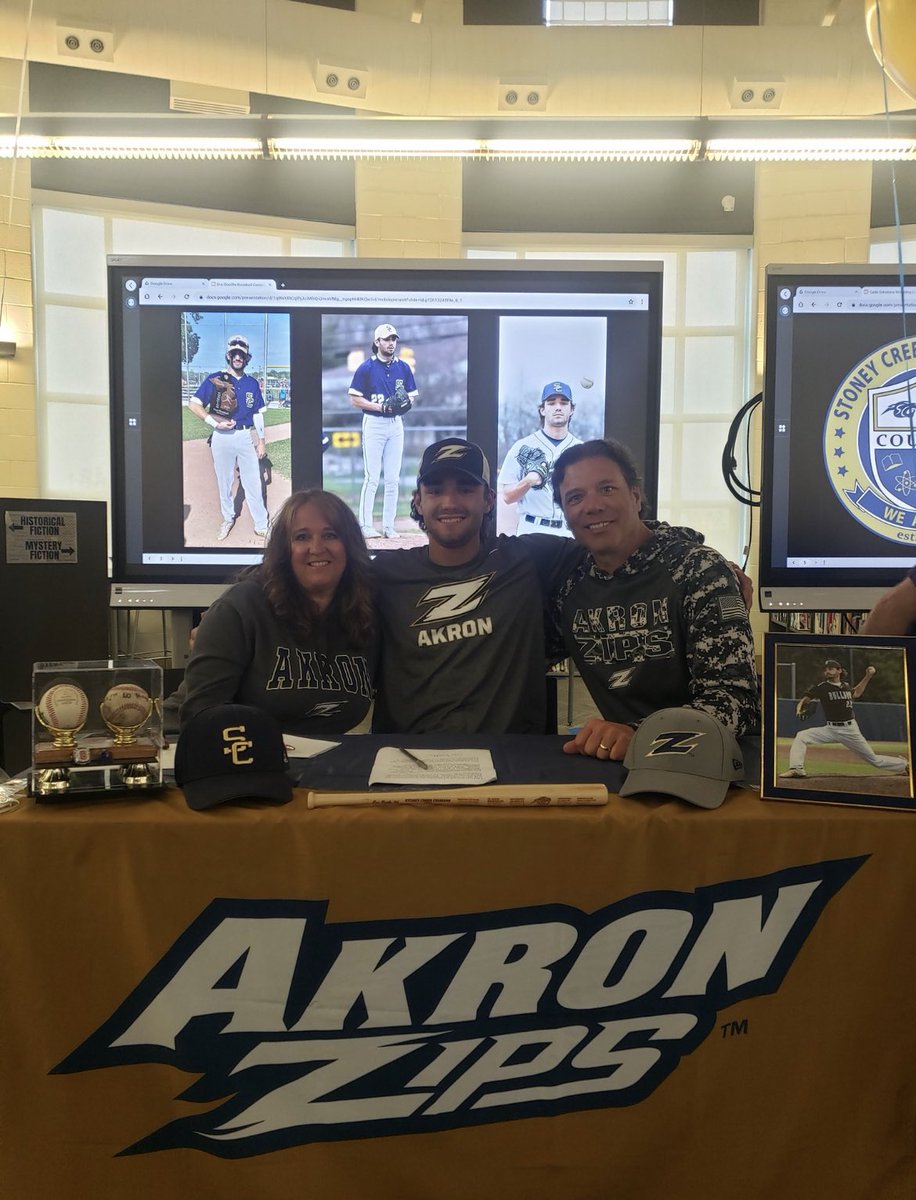 Congrats to four year varsity hockey member <a href="/ericboothe22/">ericboothe22</a> on signing with <a href="/ZipsBB/">Akron Zips Baseball</a> today. They’re getting a great athlete and better person. Congrats Boother.
