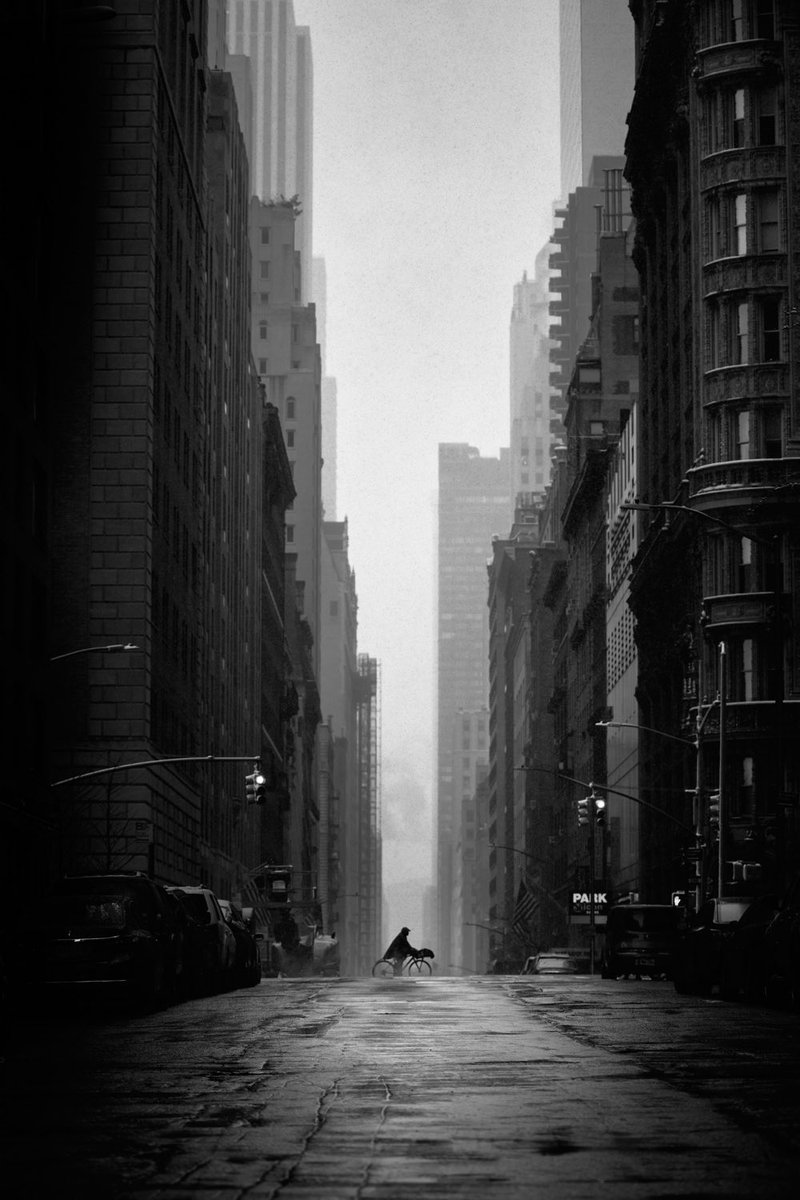 Bike Courier. New York 2022 ~ Phil Penman