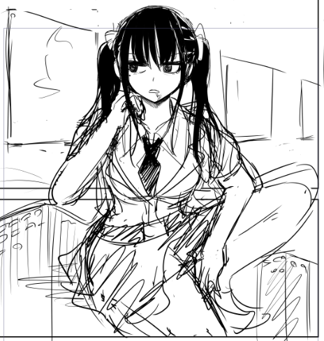 なんか描いてる 