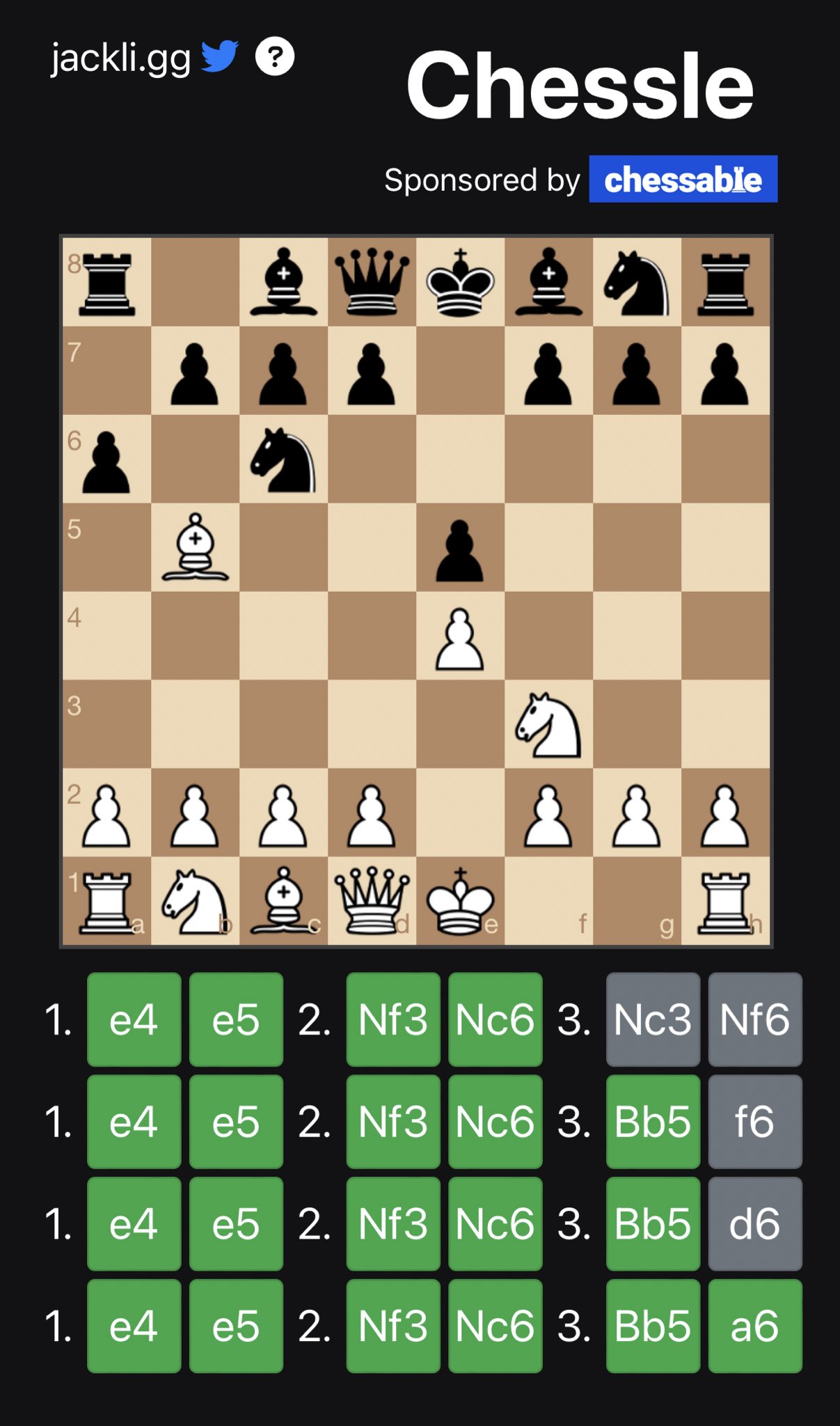 Chessle Solution Today [April 13, 2022] Chessle Game Answer #Chessle 
