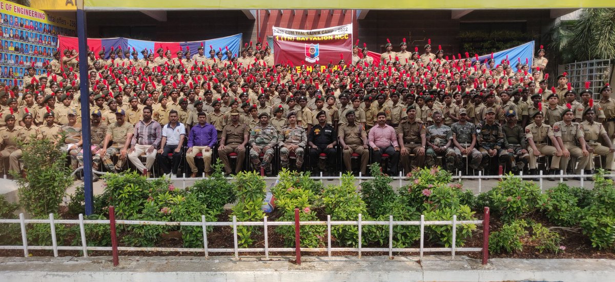 flyarul's tweet photo. Group photo at CATC Cum TSC Selection Camp conducted by 1 (TN) Bn NCC from 25 APR 2022 to 04 MAY 2022 @HQ_DG_NCC @NCCDte_TNPAN https://t.co/d7nKTqnCev