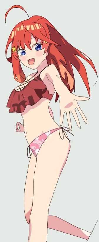 いけさんがTwitterに投稿した中野五月(五等分の花嫁)のイラスト。