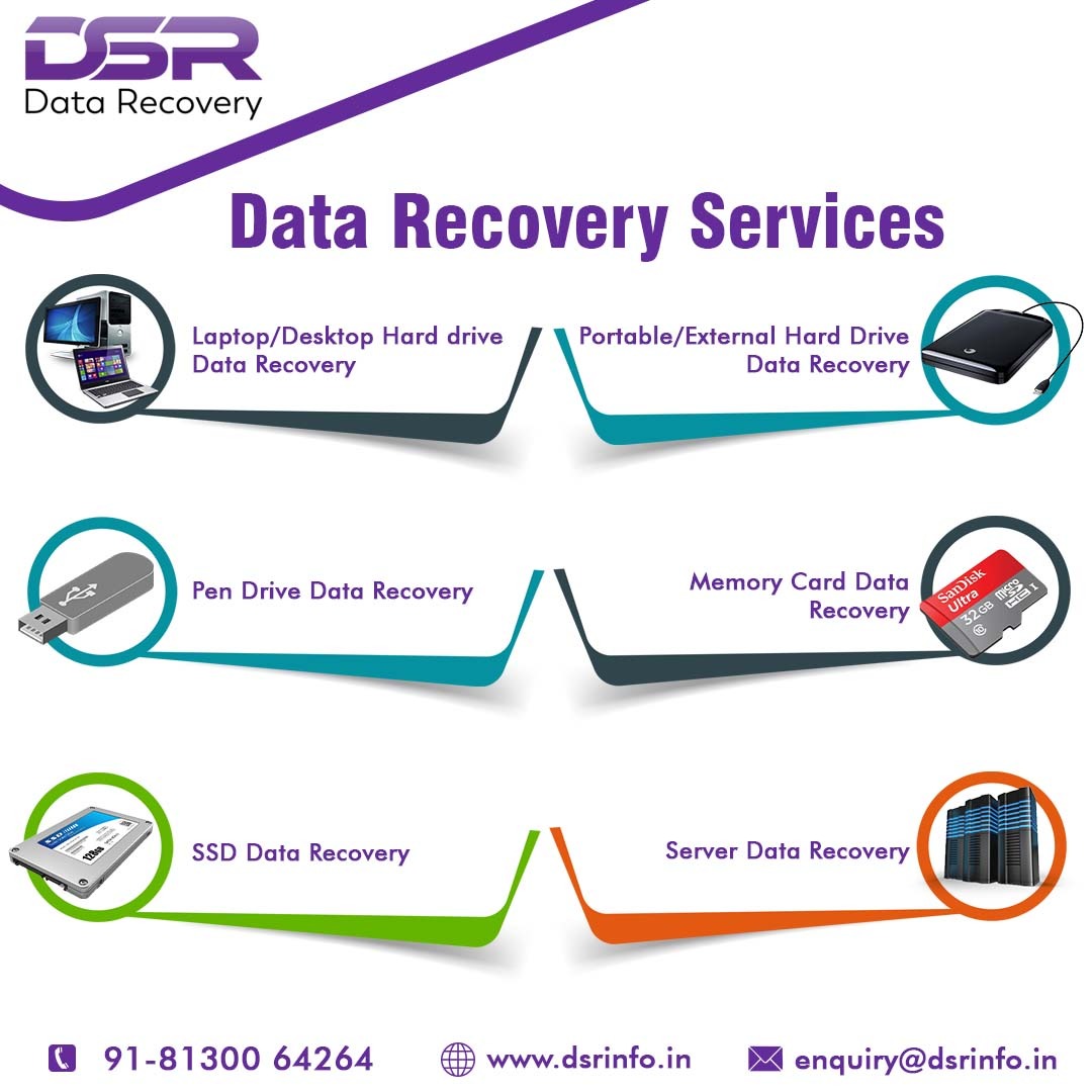 DsrInfotec's tweet image. DSR Infotec technicians recover data from failed drives with up to 100% success rate and &quot;No Data, No Recovery Fee&quot; for the following devices: 
👉Mac
👉Laptop
👉Computer
👉External Drive
👉CCTV
👉DVR
👉RAID Server
👉NAS
👉SD Card
👉Pen Drive

#datarecovery #storagerecovery #DSR