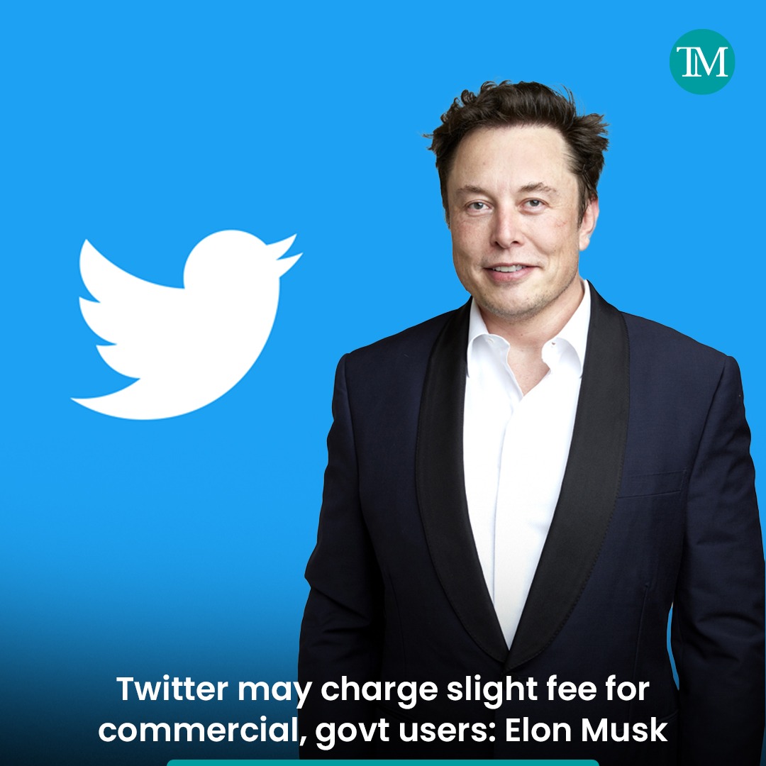 TheMeghalayan's tweet photo. Elon Musk said on Tuesday Twitter may charge a slight fee for commercial and government users. He, however, said the microblogging site will remain free for casual users.
#TheMeghalayan #northeast #northeasternstate #Twitter #commercial #Teslachief #Elonmusk #Twitter https://t.co/yKJUQ2dEuc