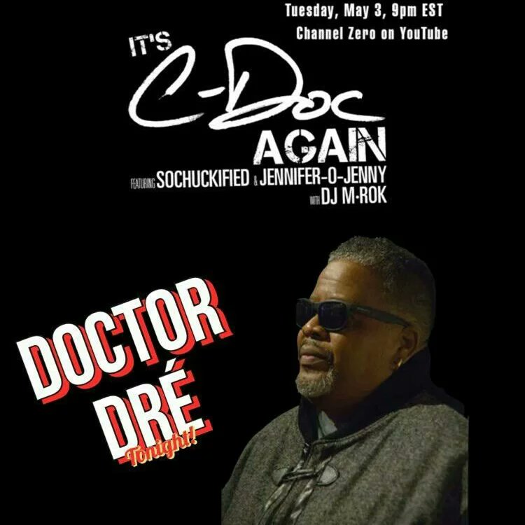 C-Doc IT'S AGAIN FEATURING SOCHUCKIFIED& JENNIFER-O-JENNY WITH DJ M-ROK 👇🏽TONIGHT ! 👇🏽 youtube.com/user/publicene…