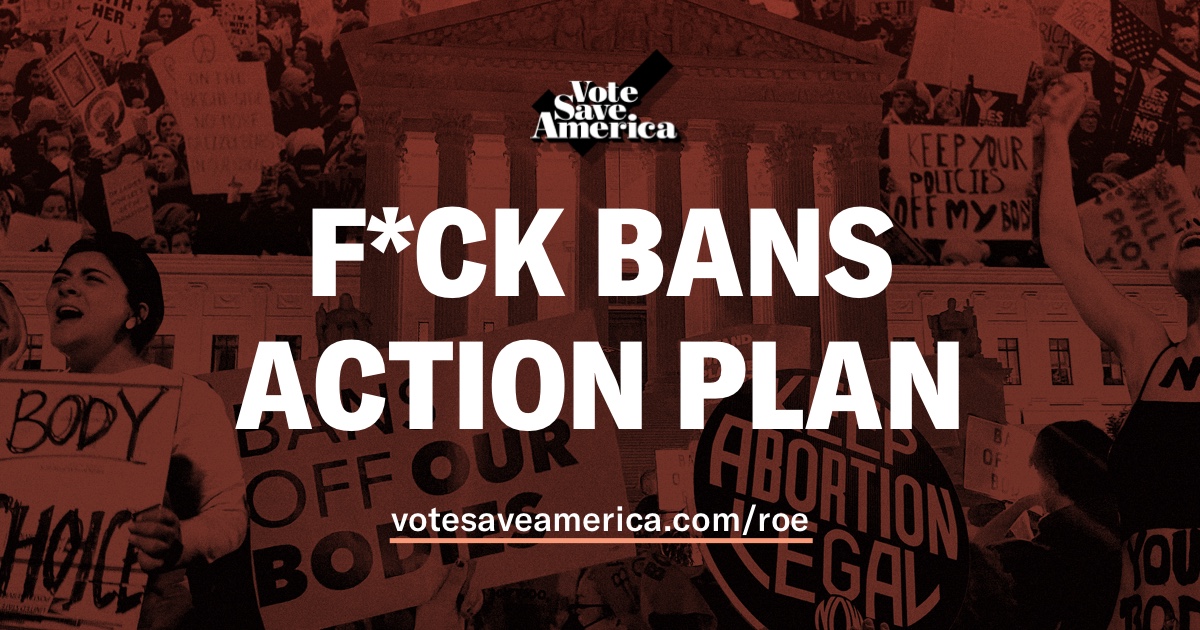 #SCOTUS is poised to overturn Roe v. Wade and when this happens, 26 states are expected to ban or restrict abortion access. 

Visit votesaveamerica.com/roe for what actions you can take right now to protect access to abortion.