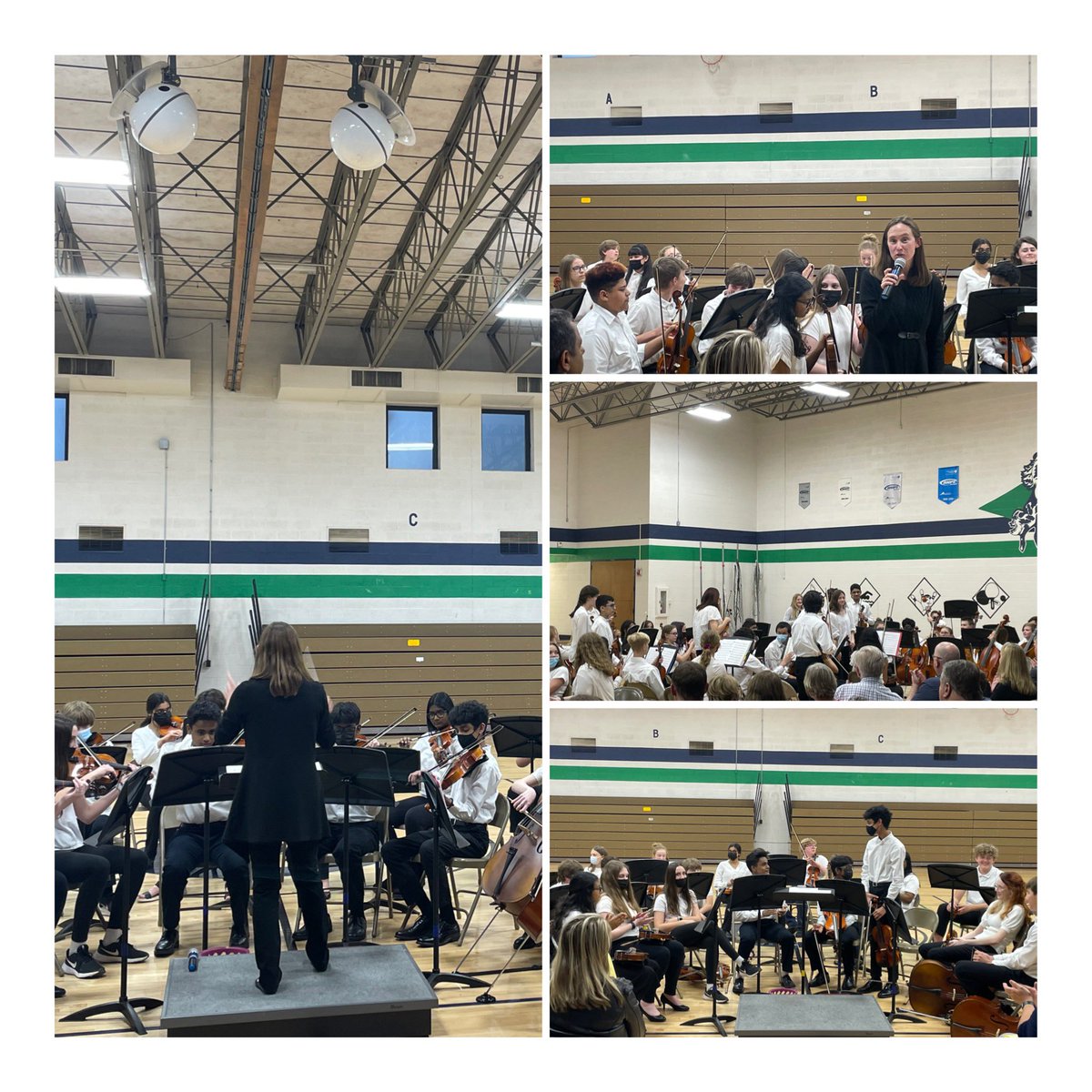 The 6th, 7th and 8th grade orchestra performed beautifully for our SMS families. Way to go kiddos!  <a href="/SMSstallions/">Selvidge Stallions</a>