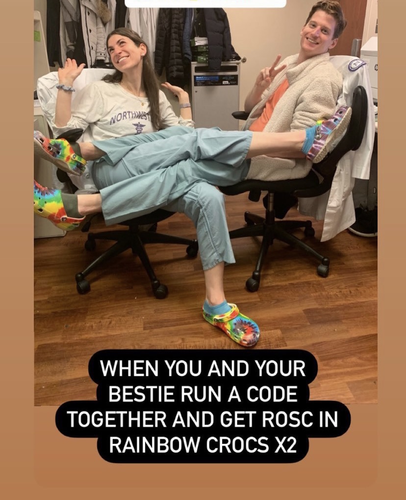 Can't spell crocs without ROSC <a href="/EmilyTuchman/">Emily Tuchman, MD</a> <a href="/NU_IntMed/">NU Internal Medicine</a>