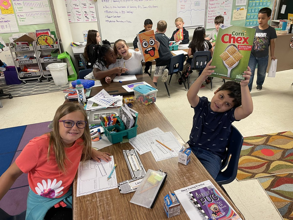 Cereal box scavenger hunt in room 4? 

So. Much. Fun. 

🥣 📦 🥛 #allin #wfisd