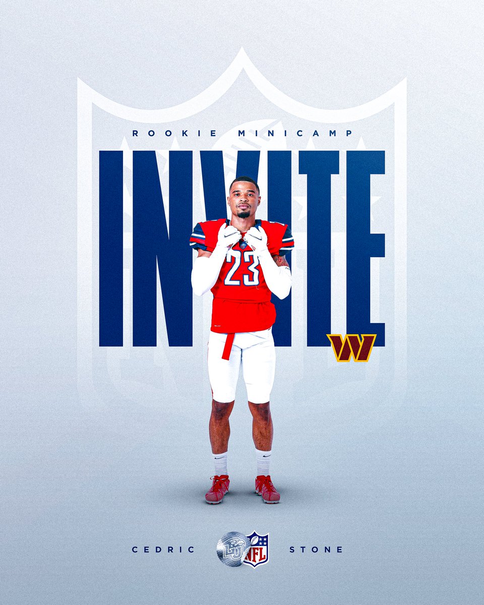 S Cedric Stone has accepted a rookie minicamp invitation with the Washington <a href="/Commanders/">Washington Commanders</a>!