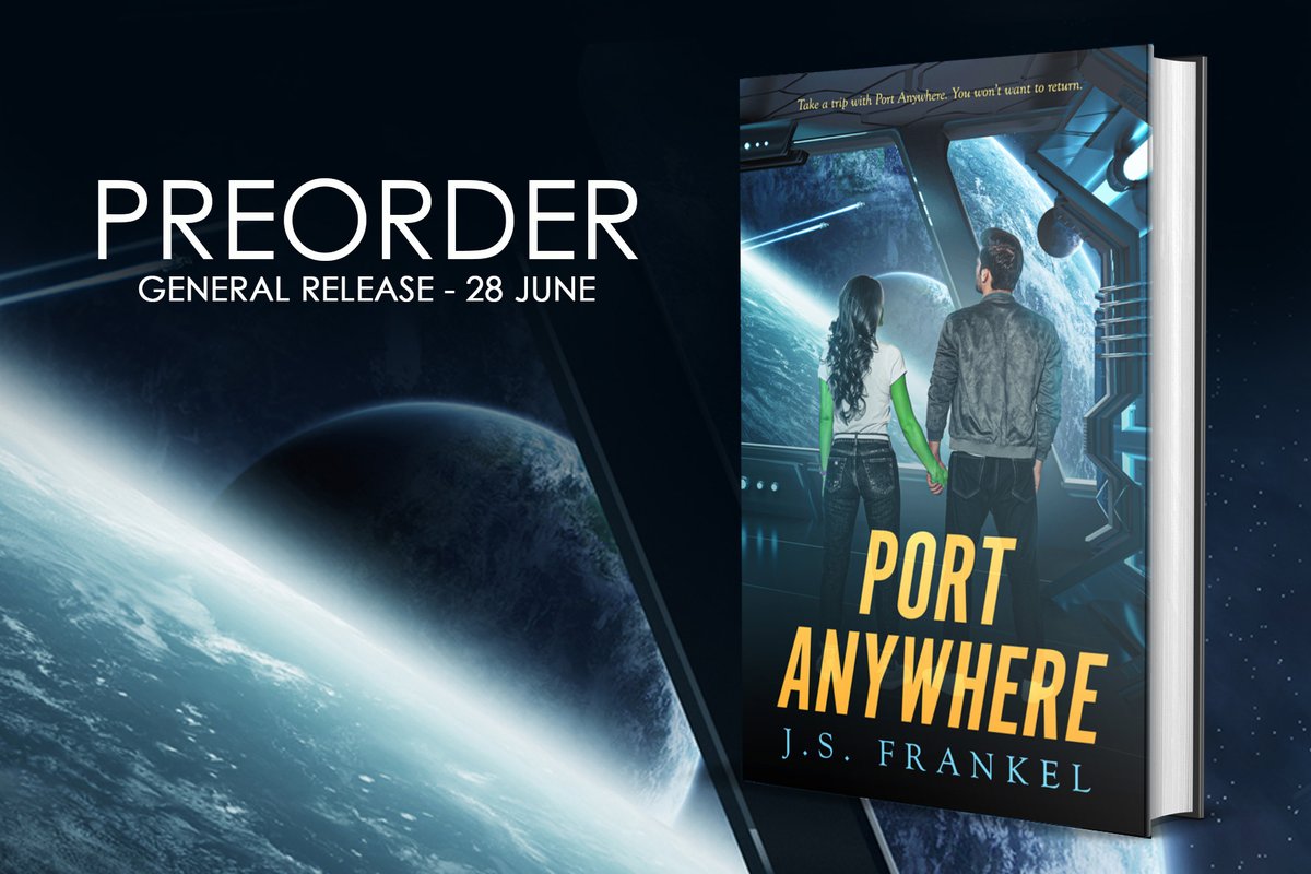 Ready for preorder!

A restaurant in space. Illegal cargo. Suspense, danger, multiple galaxies, and romance. Port Anywhere will take you on an adventure you won't want to return from!

#fantasy #yalit #familyfriendly #SNRTG #Romance #scifi #preorder amazon.com/dp/B09ZF4NF6G/