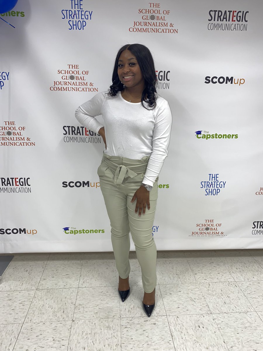 TheAutumnJack's tweet photo. Last night I presented my senior capstone project and I can finally say that I am ready for graduation! 👩🏽‍🎓✨It’s been a long couple of months working with Weekend Backpacks for Homeless Kids, and I’m glad that it has paid off! The countdown begins now! #capstoneproject #SCOM https://t.co/2lC58VfXKa