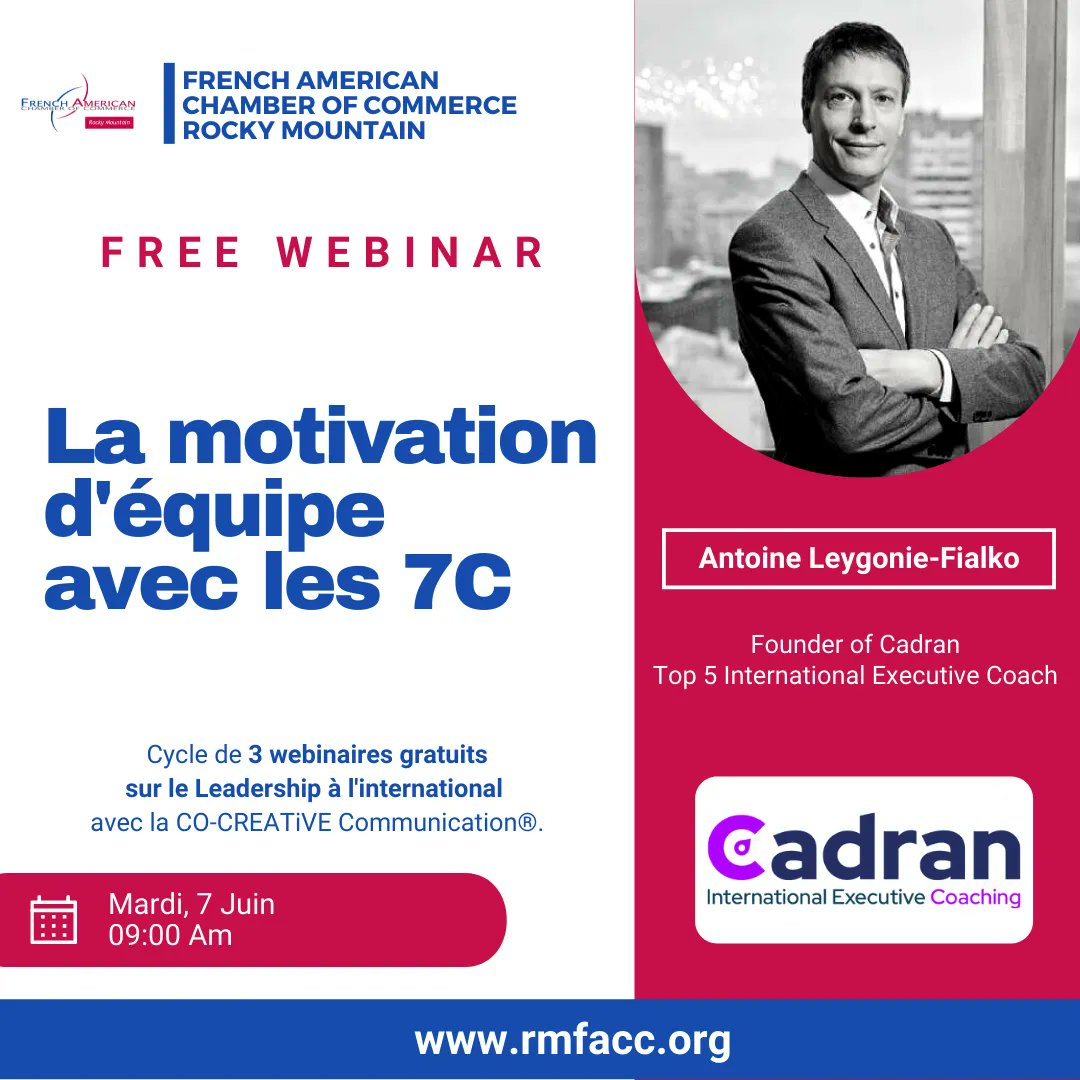 🙏Thank you to Antoine Leygonie-Fialko from CADRAN for sharing the keys on how to de-escalate conflicts with employees. 

Next month, Antoine will offer his last FREE coaching session from the 3 webinars cycle. 
Book your ticket today: buff.ly/3w45zT4