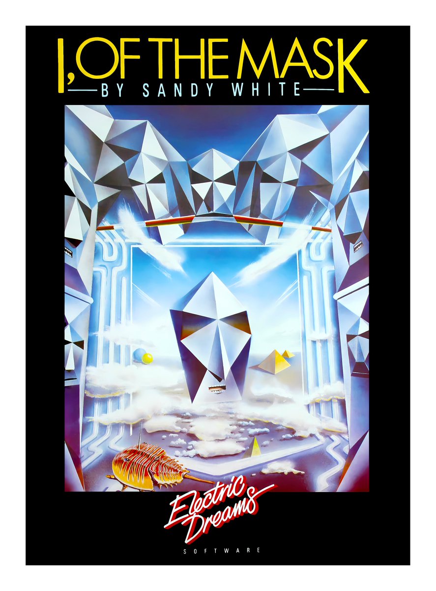 GaryArnott's tweet photo. So sad that I missed the 'Spectrum 40' show in Walsall this past weekend. Would have loved to have met some dev legends and dear Twitter friends! ๐ญ
'I, OF THE MASK' Advert by Electric Dreams (1985)๐๏ธ
#ZXSpectrum #SandyWhite #Gameart #Artwork #Art #8bit #Retrogaming #IOfTheMask https://t.co/SBqQcifieN