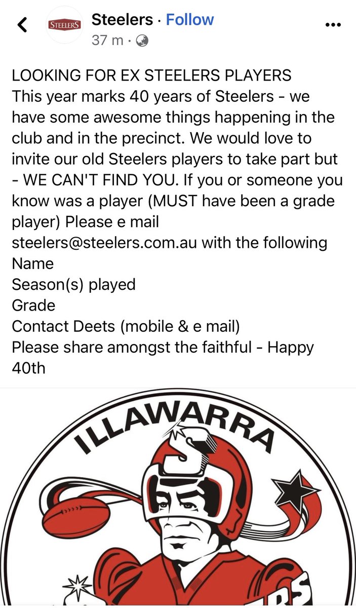 Any old Steelers players out there