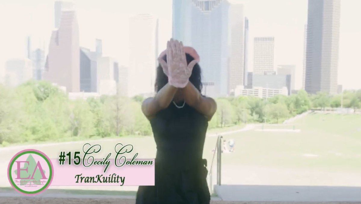 evadcoleman's tweet photo. Something dropped on Twitter and Instagram a little while ago… There’s something about #15 Trankuility. I’m trying to #KeepCalm about my #AKALegacy @cecilysimonec! #AKA1908 #EpsilonLambda #Spring2022 #UniversityOfHouston #UH #UHAKAs #IMessenger #TexasMetroNews #TheWidowFiles https://t.co/VO6qItUj72