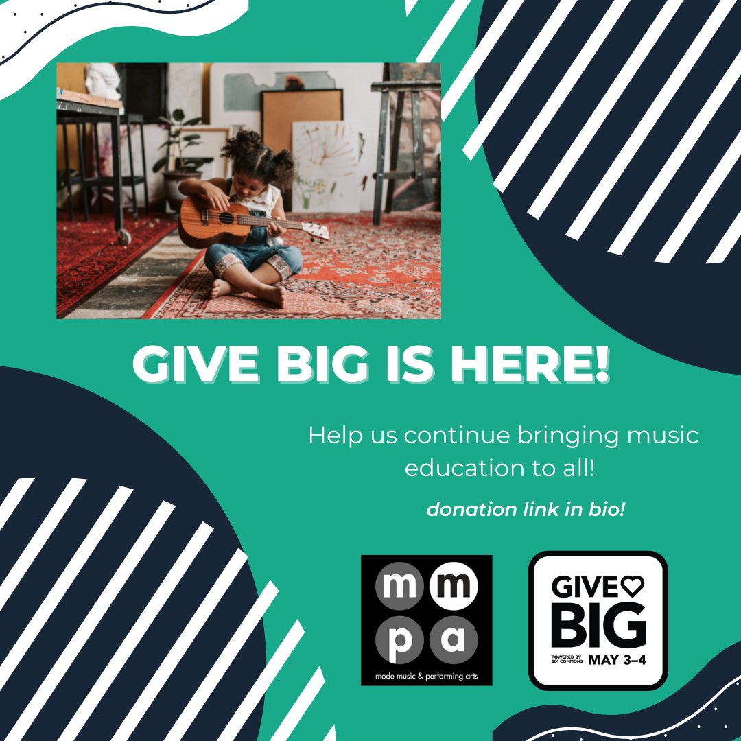 It’s HERE: GiveBIG 2022 is upon us! Please help us continue to bring music education to all! Help us assist in the development of expression that arts education instills in our youth! Donate Today: l8r.it/XUZQ #GiveBig2022 #MMPA #artseducation #wagives #seattlemusic