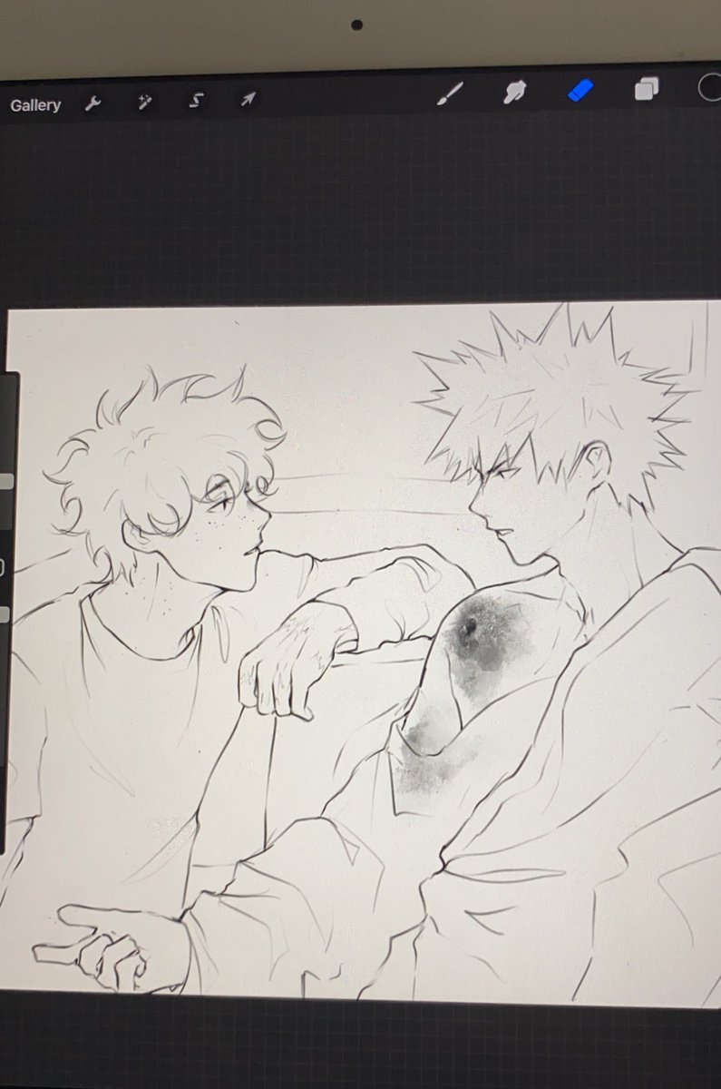 would it be insane of me to do a series of drawing them as hannibal screenshots… #bkdk #wip