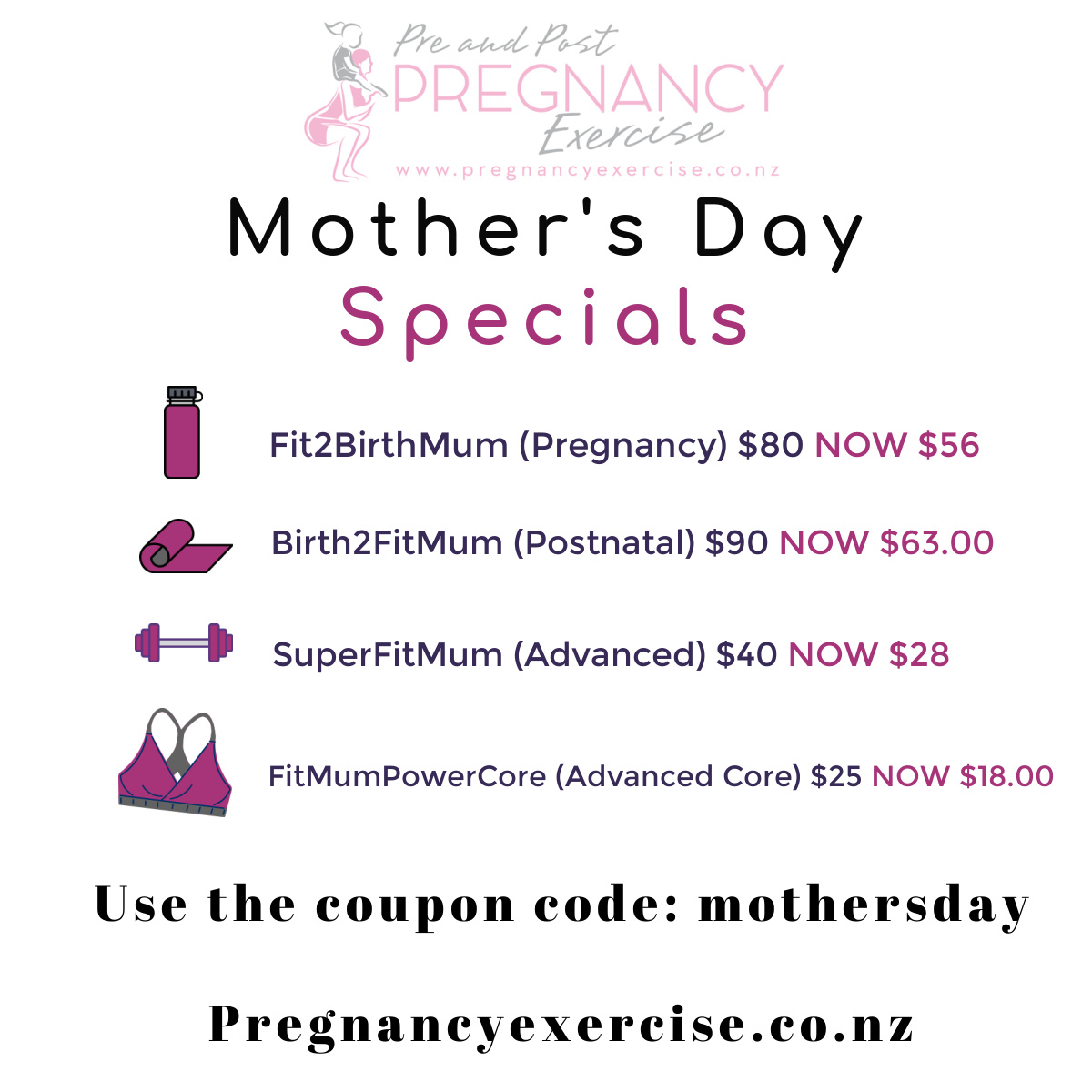 MummyTrainer's tweet photo. Mothers Day Specials - https://t.co/owA5FaEzbL https://t.co/o4gfqaY4BL