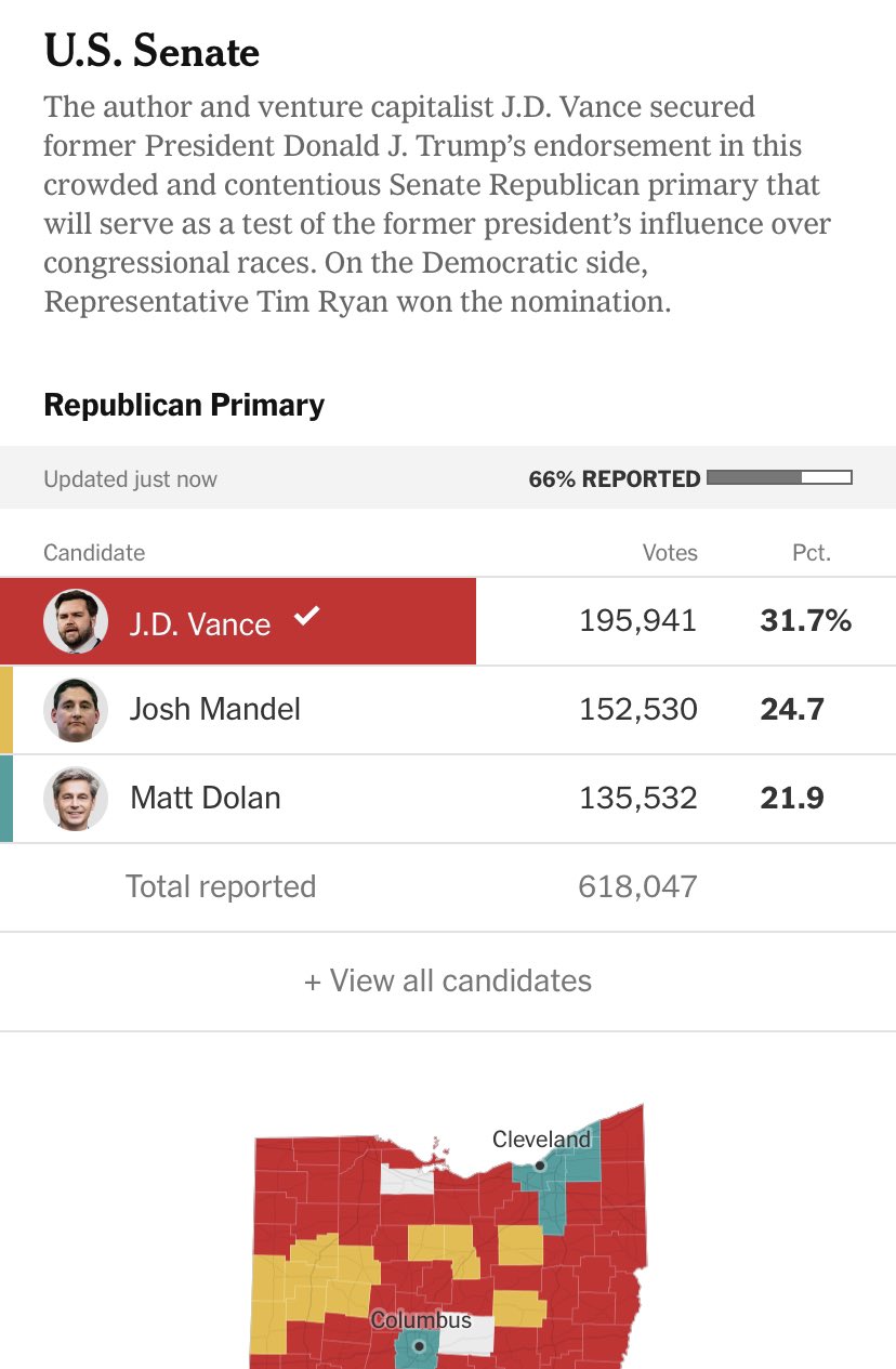 Ryan James Girdusky on Twitter: "You love to see it #OHSen https://t.co