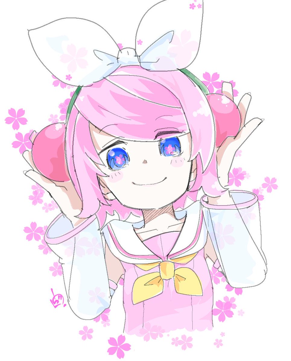 「さくらリンちゃん。

(っ'ㅅ')╮ =͟͟͞͞🍊🌸ブォン
#鏡音リン 」|ヴォルさん.⚡️✌︎('ω'✌︎ )⚡︎のイラスト