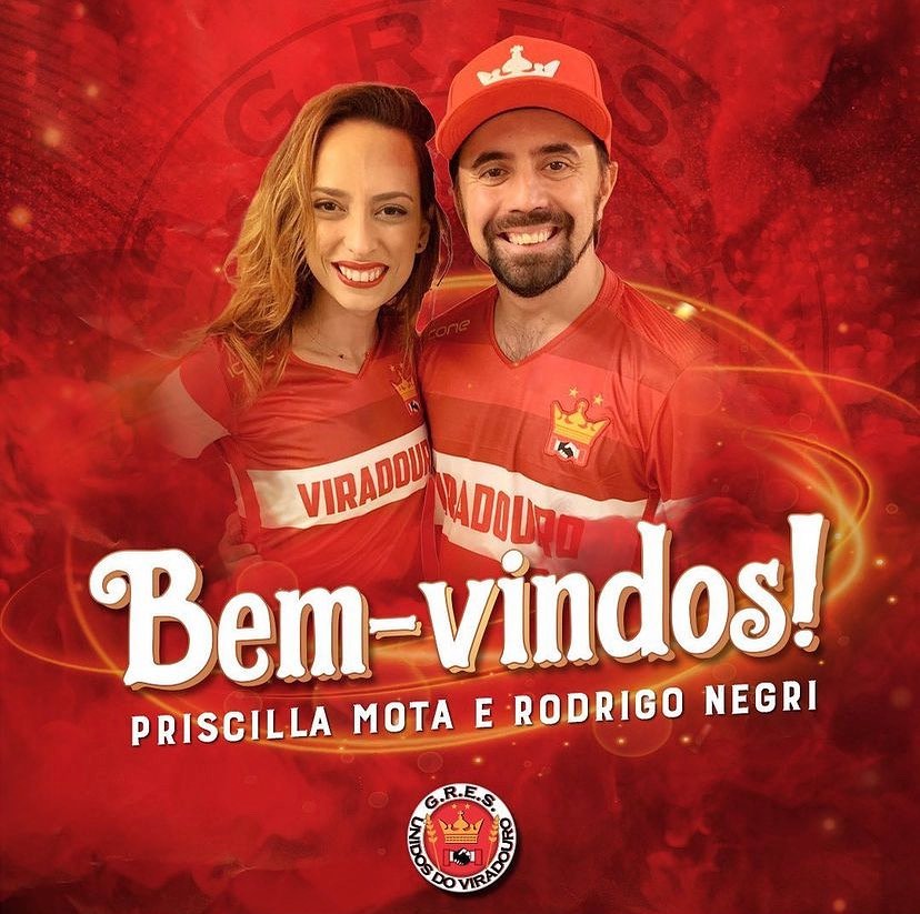 ndncomunicacao's tweet photo. (👁️) Priscilla Mota e Rodrigo Negri são os novos coreógrafos da comissão de frente da Viradouro para o #Carnaval2023 https://t.co/6QXa1HZMSH