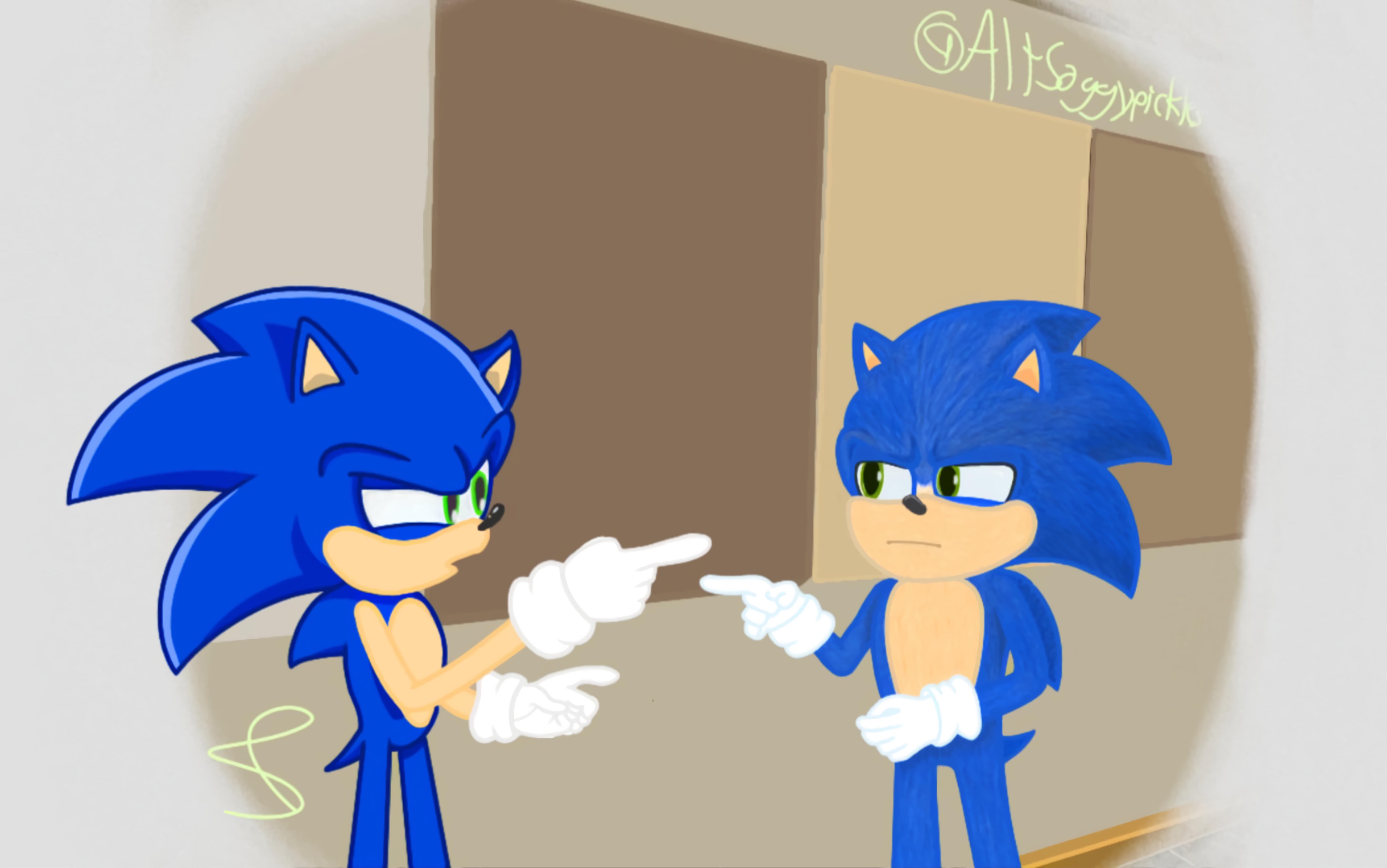 Are You Sure About He Is Sonic,Amy? You're Aren't Sonic webcomic by  Deviantart user named Domestic Hedgehog. : r/SonicTheHedgehog