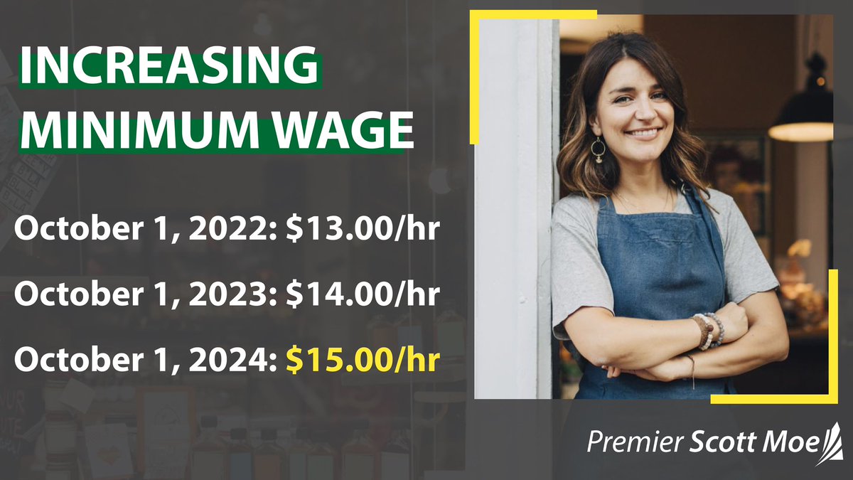 PremierScottMoe's tweet photo. With world events putting pressure on the cost of living, our government remains committed to ensuring affordability for residents as we attract quality investments and jobs so everyone can benefit. https://t.co/63Kkz4YBtm