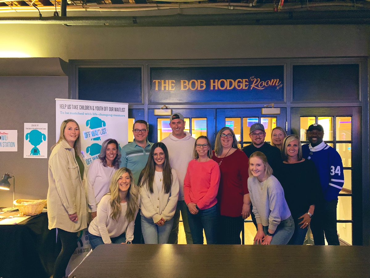 RichardMadume's tweet photo. Fun night with this team at the Tim Hortons Bowl For Kids Sake fundraiser for Big Brother Big Sister #meridiansupportslocal#meridianbusinessbanking https://t.co/vyAwIufoNp