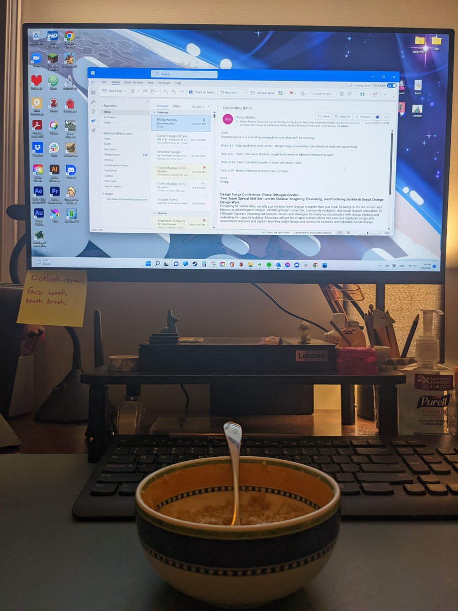 Daniela61373610's tweet photo. Have to start the day by checking emails. Otherwise, I'll end up missing something.

#MMStorytelling #EloniMedia https://t.co/VAfC2g9Cew