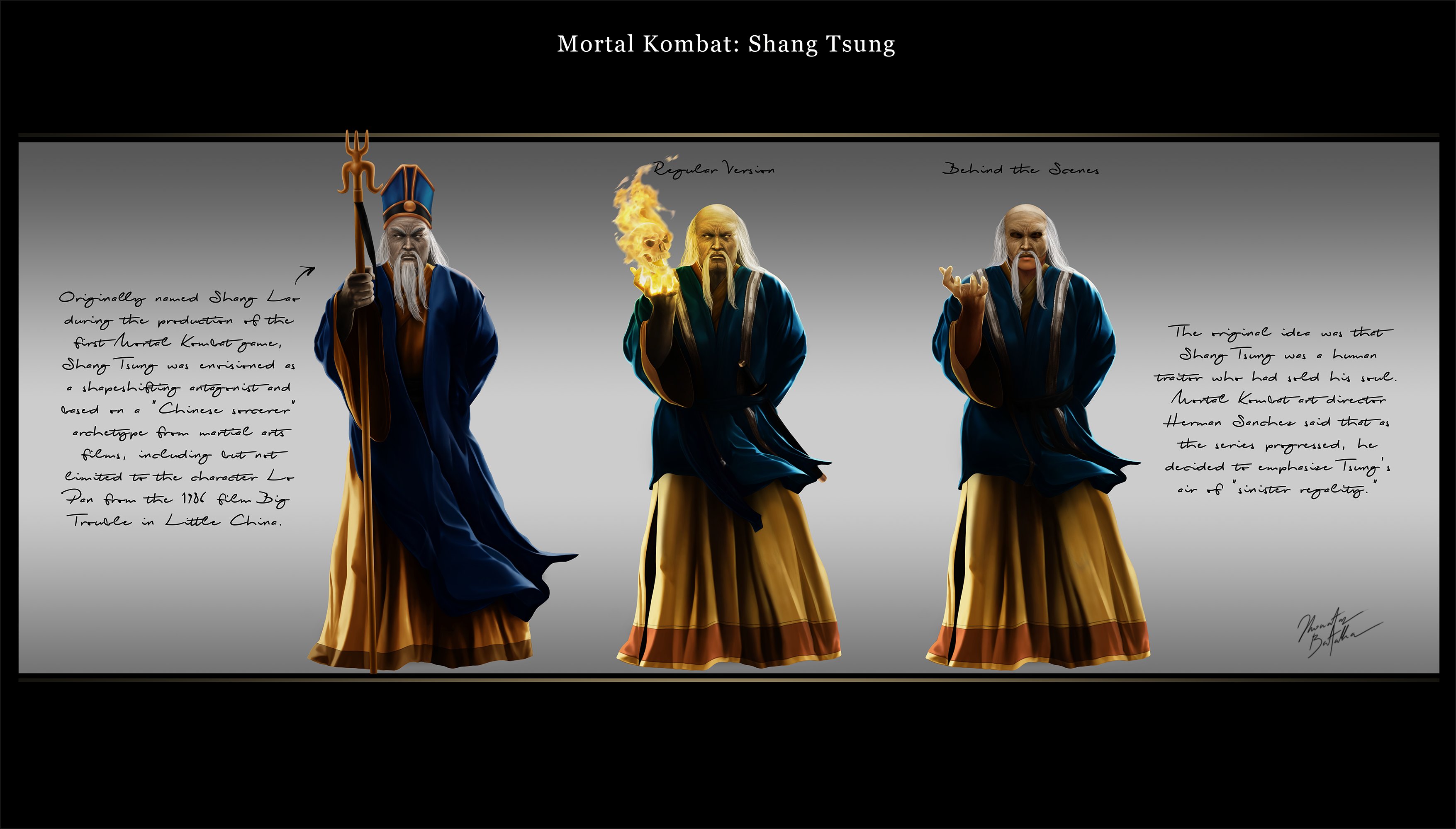 Evolution of Shang Tsung in MK games. Art by @Guymay4 on Twitter :  r/MortalKombat