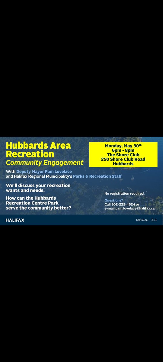 Come have your say about your Rec center.