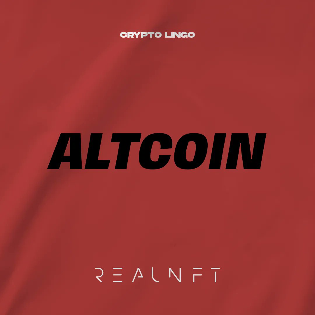 REALNFTNZ's tweet photo. Any cryptocurrency that's not bitcoin or ether. Many are also known as shitcoins.

#nft #nftcommunity #altcoin #shitcoin #cryptoart #cryptocurrency #bitcoin #ethereum https://t.co/deulUaHAp1
