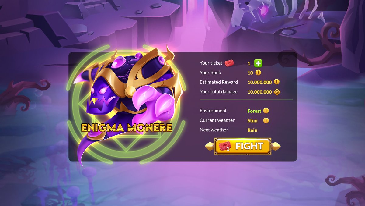 ElpisBattle's tweet photo. 🔴A New Raid Boss Event is ready! 
⚔️Take the chance to enhance your rank and earn more with the total rewards up to $9000
🔥🔥🔥Let’s join and play now!!!

#NFT #P2E #EBA #Raidboss https://t.co/2rHp0YQ4qj