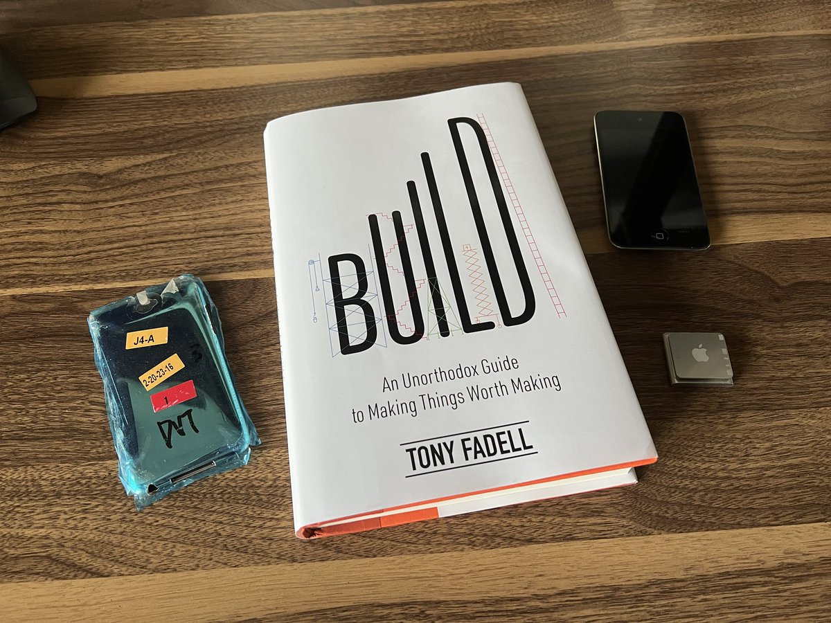 So excited to hop into this amazing book by <a href="/tfadell/">Tony Fadell</a>. Just read the introduction and I’m already enthralled. So much knowledge and personal stories to be inspired by. #BUILD